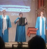 На районном фестивале «Муза, опаленная войной»
